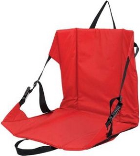 Red Folding Stadium Cushion Chair Crazy Creek Portable Bleacher Sports