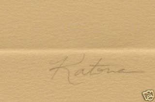 Robert Katona War Eagle Original Fine Art Etching Hand Signed Numbered