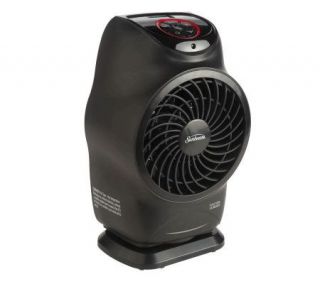 Sunbeam 1500 Watt Oscillating Compact Heater Fan —