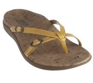 Orthaheel Solana Orthotic Twin Buckle Thong Sandals —
