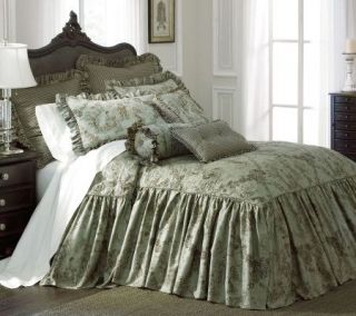 Home Reflections Enchanted Toile Bedspread Full —