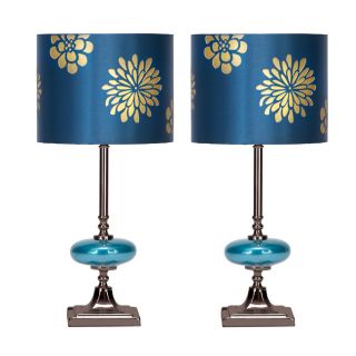 Casa Cortes Costa Azul Table Lamp Set of 2 Blue