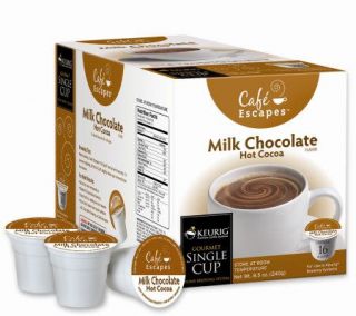 Keurig 96 pc K Cups Cafe Escapes Mile ChocolateHot Cocoa —