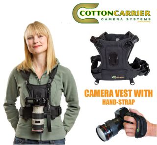 Cotton Carrier Camera Vest for 1 Camera, Black #635RTL S 3111