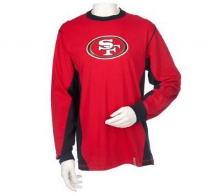 NFL Team Logo Long Sleeve Pro Fit Shirt by Reebok —