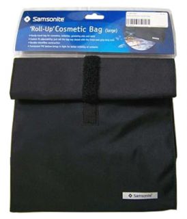 Samsonite Roll Up Cosmetic Make Up Bag Large Travel New