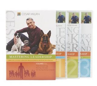 Cesar Millan Mastering Leadership Dog Training 3 DVD Set —