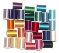  Clover 50wt Silk Thread Assorted Colors per Spool