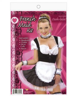 Halloween Costume Kit Cloth French Maid Accessories