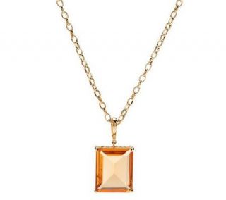 Faceted Crystal Enhancer on Fancy Chain by VT Luxe —