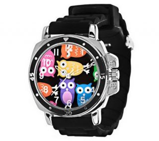 Jelly Style Watch with Mood Changing Face and Silicone Straps