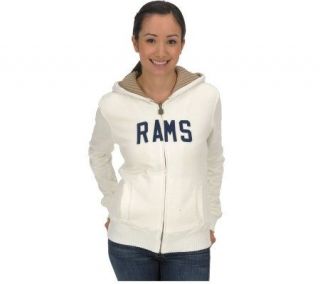 NFL St. Louis Rams Womens Plus Jacket with Sweater Lined Hood