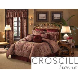 croscill home new castle 4 piece queen comforter set queen