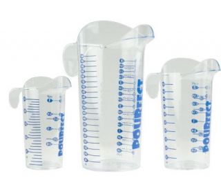 POURfect 3 piece Liquid Measuring Beaker Set —