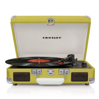 Crosley Cruiser 3 Speed Portable Turntable Green from Brookstone