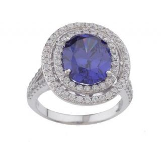 As IsEpiphany Diamonique 4.90 cttw Simulated Tanzanite Ring