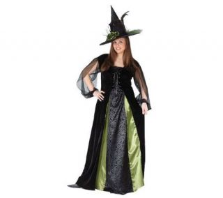 Goth Maiden Witch Plus Adult Costume —