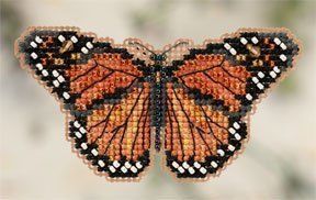 Mill Hill Cross Bead Stitch Kit Monarch Butterfly