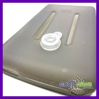  iPod Classic 80GB 160GB Smoke Colored Rubber Silicone Skin Case Cover