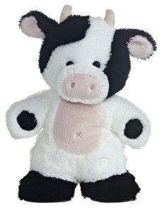 aurora 11 plush cow tumbles stuffed animal toy new