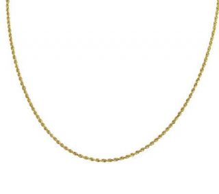 EternaGold 28 Solid Rope Chain Necklace, 14K Gold, 5.1g —