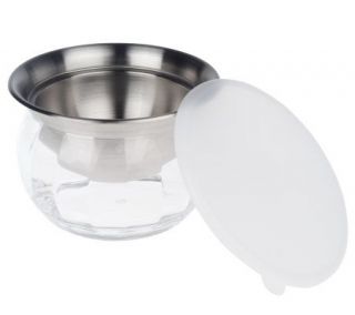 Stainless Steel and Acrylic Dip Bowl on Ice w/Lid —
