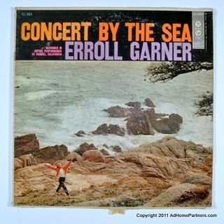 Record 33 RPM LP Erroll Garner Concert by The Sea CL 883 Columbia