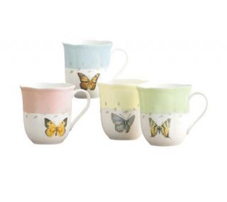 Lenox Butterfly Meadow Mugs, Set of Four —