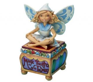 Jim Shore Heartwood Creek Tooth Fairy Covered Box —