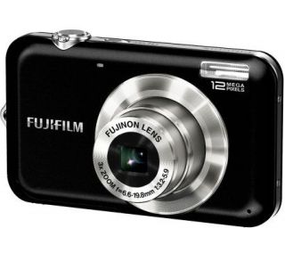 Fuji FinePix JV100 12MP Digital Camera   Black —