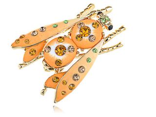  Crystal Rhinestone Housefly Bee Costume Fashion Jewelry Pin Brooch