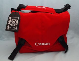 Red Canon Crumpler 6 Million Dollar Home Camera Bag New
