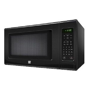 black kenmore 1 2 cubic foot countertop microwave