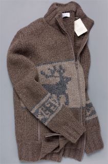 2450 Brunello Cucinelli Sweater 100 Cashmere Plush 12 Ply Full Zip M