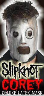 OFFICIAL SLIPKNOT COREY DELUXE LATEX MASK   Special Sale Price