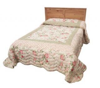 Cottage Dreams Handcrafted Reversible Quilted King Bedspread