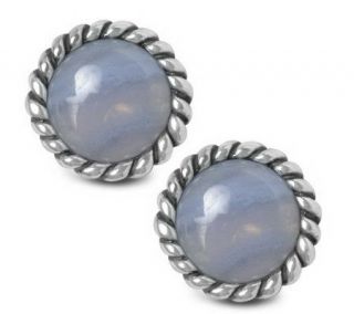Carolyn Pollack Sincerely Essential Gemstone Button Earrings   J297658