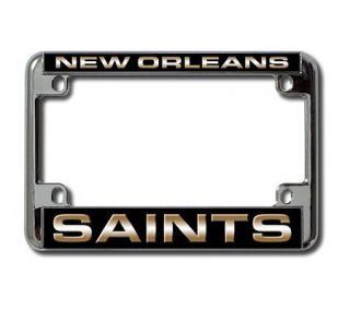 NFL New Orleans Saints Laser Motorcycle Frame —