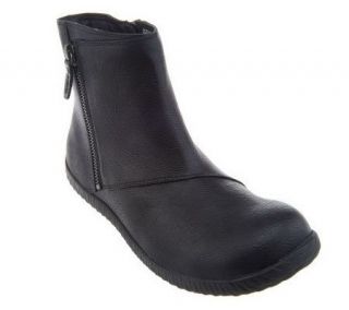 Orthaheel Stacey Orthotic Side Zipper Ankle Boots —