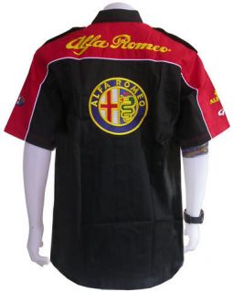 Alfa Romeo Racing Team Pit Crew Shirt Red Black