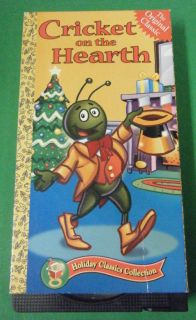 Cricket on The Hearth VHS Holiday Classics Collection Danny Thomas