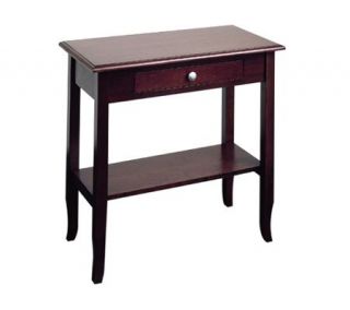 Merlot Collection Foyer Solid Wood Table by Office Star   H123869