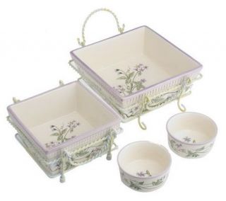 Temp tations Morning Glory 6 pc. Square Oven to Table Set —