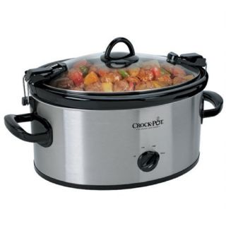 Rival Crock Pot SCCPVL600SS Stainless Steel Slow Cooker Cook and Carry