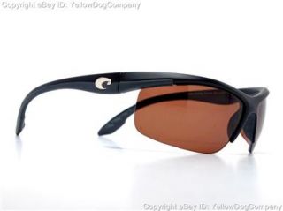 New Costa Del Mar Skimmer Polarized Sunglasses Black