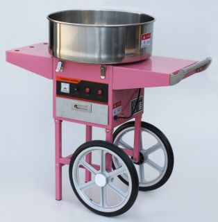 New 1050W Electric Cotton Candy Floss Machine Maker Cart 20 inch Big