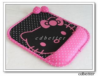 Lovely Cute Hello Kitty Beach Pink Mouse Pads Square Shape Computer