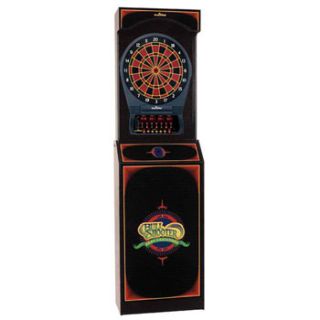  Style Cabinet with Cricket Pro 650 Electric Dartboard Game