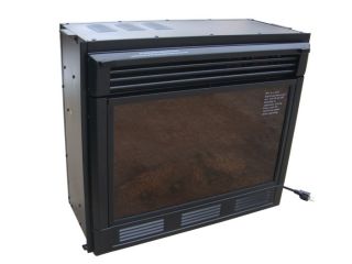 GTC New Black Electric Firebox Fireplace Insert Room Heater IFL 23R 23