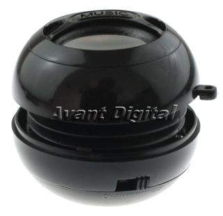 Portable Black Cute Mini Sound box Speaker For Laptop Ipod Mp4